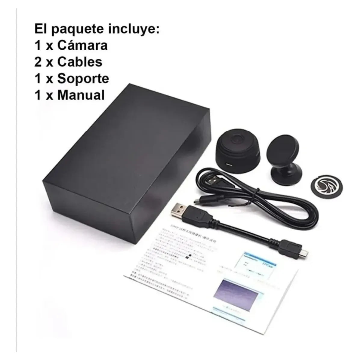 Mini Cámara de Seguridad Audio/Video/Detecta Movimiento